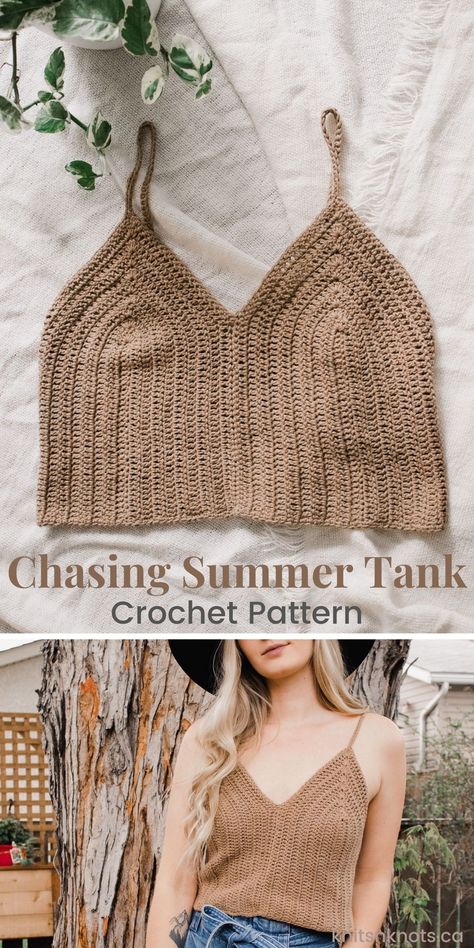 Full Coverage Crochet Top, Crochet Summer Tank Top, Quick Crochet Top Pattern Free, Free Crochet Pattern Top, Granny Square Tank Top Free Pattern, Dk Yarn Crochet Patterns Free, Crochet Top Simple, Free Tank Top Pattern, Crochet Crop Top Pattern Free