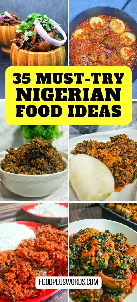 Nigerian Food Ideas, Polish Plates, Egusi Soup Recipes, Nigerian Stew, Nigerian Food Recipes, Egusi Soup, African Stew, Nigeria Food, African Recipes Nigerian Food