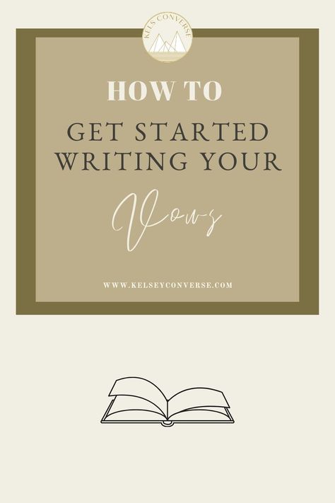 Personal wedding vows are a great way to make your ceremony more unique and special. But they can be hard to write. Here's some tips of how to write amazing wedding vows. How To Write Vows To Wife, How To Start Vows, How To Start Your Vows, Vow Writing Template, Vow Outline, How To Write Vows To Husband Template, Vow Template Writing Your Own, How To Write Your Own Wedding Vows, How To Write Vows