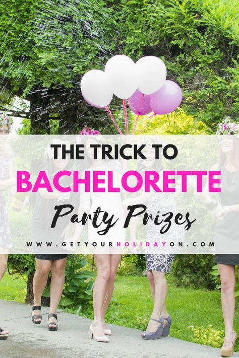 The​ Trick To Bachelorette Party Prizes | Create a Hen Party they'll never forget!  #bride #bridesmaid #maidofhonor #wedding Prizes For Games, Funny Bachelorette Games, Party Game Prizes, Bridal Shower Games Prizes, Fun Party Favors, Party Prizes, Pinterest Friends, Awesome Bachelorette Party, Lifestyle Board