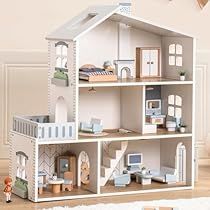 Simple Wooden Dollhouse Diy, Full Size Doll House, Large Doll House Book Shelf, Kids Doll House Walmart, Vintage Doll House Walmart, Doll Home, Kids Gift Guide, Wooden Dollhouse, Outdoor Christmas Lights