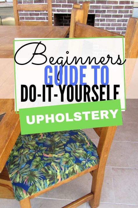 How To Re Upholster A Recliner, How To Reupholster A Chair Seat, How To Reholposter A Chair, How To Reupholster A Chair, Reupholster Bar Stools, Reupholster Chair Diy, Upholstered Chairs Diy, Chair Reupholstery, Recovering Chairs