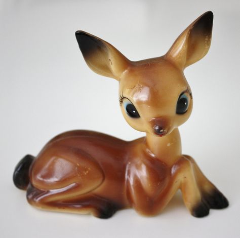 vintage deer figurine Deer Figurines, Most Beautiful Animals, Vintage Deer, Valley Of The Dolls, Ceramic Animals, A Deer, Oh Deer, Retro Illustration, Porcelain Dolls