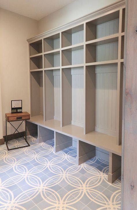 How to Turn Any Space into a Mudroom Understairs Mudroom, Floor To Ceiling Shelving, Office Mudroom, Built In Ideas, Modern Rustic Home, Mudroom Entryway, Mudroom Ideas, Modern Rustic Homes, Mudroom Design