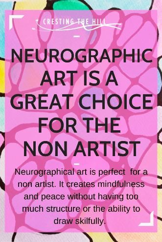 Neurographical art is perfect for a non artist. It creates mindfulness and peace without having too much structure or the ability to draw skilfully. Mindful Drawing Activities, Healing Art Drawing, Simple Art Lessons, Neuropathic Art, Mindfulness Art Activities, Neurogenic Art, Neurotrophic Art, Neographic Art, Mindfulness Drawing