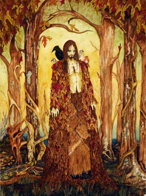 The Erlking (German: Erlkönig, "Alder King") is depicted in a number of German poems and ballads as a malevolent creature who haunts forests and carries off travellers to their deaths. The name may be an 18th-century mistranslation of the original Danish word elverkonge, "elf-king". The character is most famous as the antagonist in Goethe's poem Der Erlkönig. In its original form in Scandinavian folklore, the character was a female spirit. The Erlking, German Poems, The Snow Child, Elf King, Haunted Forest, The Boogeyman, Mythological Creatures, Norse Mythology, Folk Tales