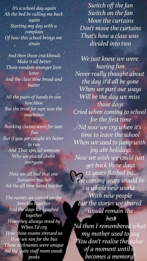 It's school ending season.. Who all gonna miss school days?😭✋ Last School Day Quotes Feelings, Missing School Days Memories Caption, Last Day School Captions, School Memories Poem, School Ending Quotes, Last Day Of School Quotes Memories, School Life Ending Quotes, Thought Of The Day For School Assembly, Missing School Days Memories