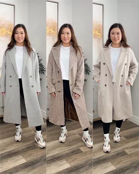 Long Wool Coats Aritzia Coat: Small Boohoo Man Coat: Small Mango Coat: XS Aritzia Wool Coat Outfit, Aritzia Wool Coat, Aritzia Coat, Wool Coat Outfit, Mango Coat, Man Coat, Mango Coats, Boohoo Man, Wool Coats