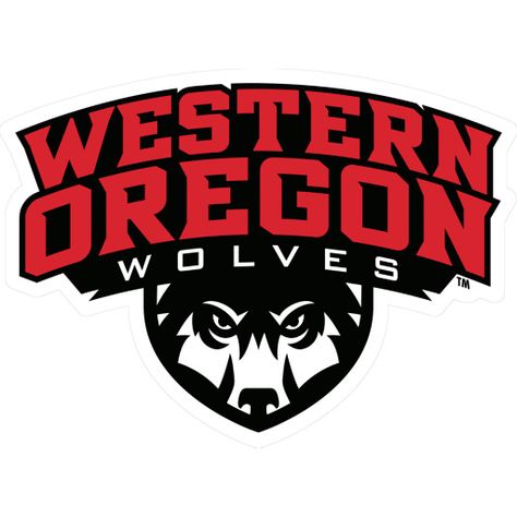 Western Oregon University Wolves, NCAA Division II/Great Northwest Athletic Conference, Monmouth, Oregon Monmouth Oregon, Oregon University, Wolf Team, Heraldry Design, Wolf Colors, Sport Branding, Paint Matching, University Logo, College Logo