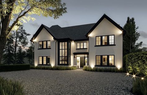 Irish House Plans, Millionaire Homes, White Exterior Houses, Exterior House Remodel, Dream Life House, Inspire Me Home Decor, Beautiful House Plans, House Outside Design, Dream House Rooms