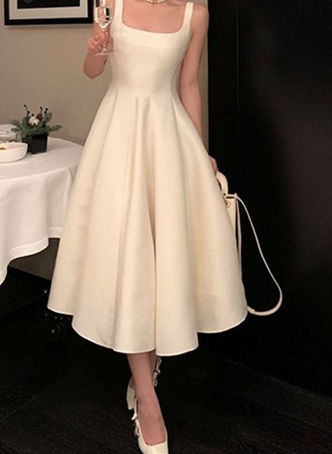 Cocktail Dress Classy Pink, Vintage Inspired Dresses Formal, Tea Length Cocktail Dresses Formal, Formal Ankle Length Dress, Dress For Awards Ceremony, Mid Length Prom Dress, Dress Outfits For Graduation, Formal Dresses Elegant Classy, Graduation Dresses Aesthetic