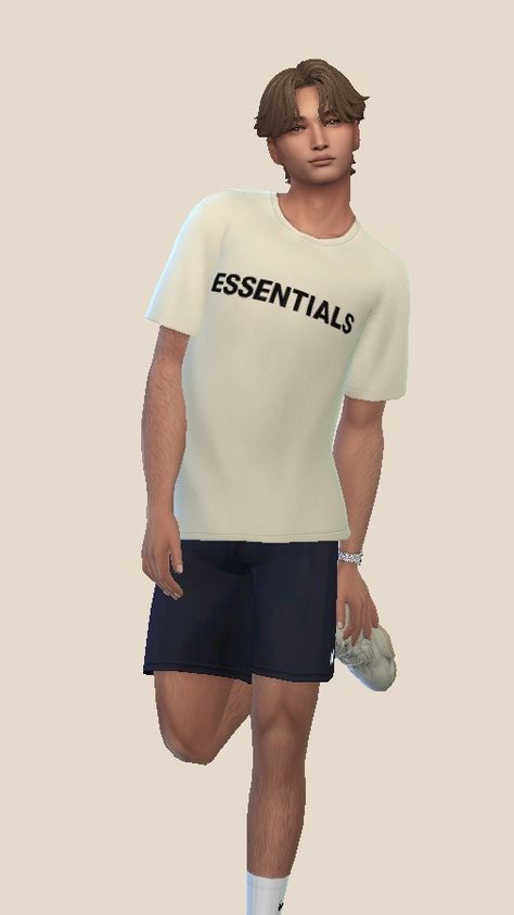 my male teen sim nate 01. sweater | crossbody bag | cargos 02. t-shirt | shorts | watch | trainers other details: skin | hair credit to all the amazing cc creators <3 @rona-sims @jwofles-sims @se… Sims 4 Male Polo Shirt, Sims 4 Men T Shirt, Sims 4 Cc Flannel Shirt Male, Sims 4 Male Gym Clothes, Sims 4 Cc Jersey Male, Sims 4 T Shirt Male, Sims 4 Cc Athletic Wear Male, Sims 4 Cc Compression Shirt Male, Sims 4 Men Tops