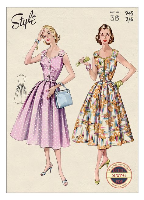 1950s dress patterns