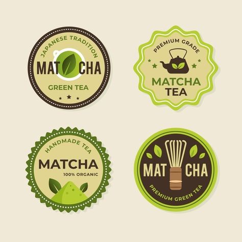 Matcha Logo Design, Matcha Business, Matcha Sticker, Matcha Yogurt, Whisk Logo, Thanksgiving Labels, Nut Butter Recipes, Matcha Cafe, Tea Logo