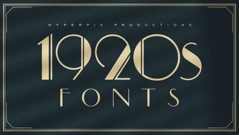 1920s Font, Old Hollywood Prom, Art Deco Letters, Art Deco Fonts, Art Deco Font, Art Deco Lines, Number Fonts, Deco Font, Motif Art Deco