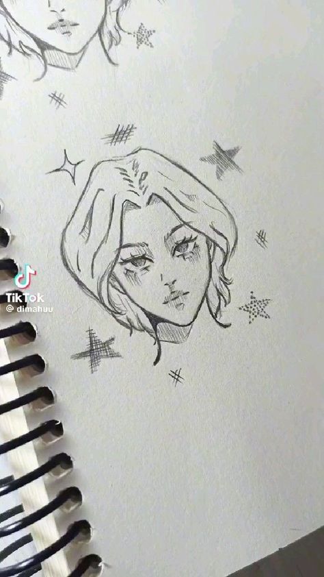 Girl Drawing Tutorial, Face Art Drawing, Basic Sketching, ليلو وستيتش, Anime Face Drawing, Drawing Tutorial Face, Drawing Tutorials For Beginners, Sketches Tutorial, Easy Drawings Sketches