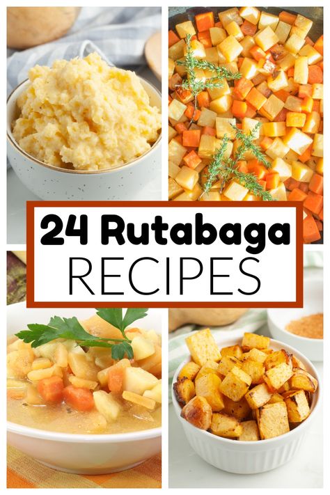 A collection of delicious rutabaga recipes. Rutabaga is a versatile root vegetable that is a great substitute for potatoes. From roasted rutabaga to rutabaga cake, there is a wide variety of rutabaga recipes to choose from. Roasted Parsnips And Rutabaga, Rutabaga Recipes Healthy, Baked Rutabaga Recipes, Slow Cooker Rutabaga, Rutabaga And Cabbage Recipes, Rutabaga Instant Pot, Canned Rutabaga Recipes, How To Cook Rutabaga Recipes, What To Do With Rutabaga