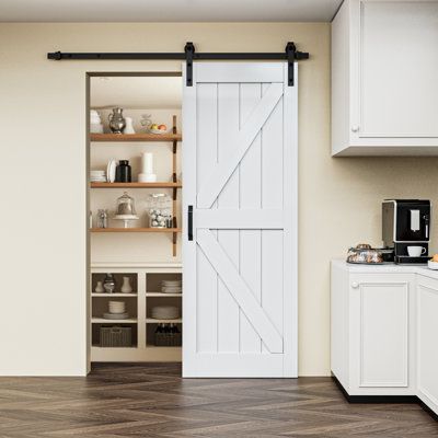 Barn door pantry