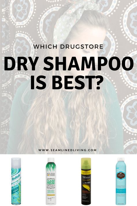 What is the Best Dry Shampoo You Can Purchase from the Drugstore? - Seamlined Living Best Drugstore Dry Shampoo, All Natural Dry Shampoo, Tresemme Dry Shampoo, Red Hair Shampoo, Powder Dry Shampoo, Living Proof Dry Shampoo, Good Dry Shampoo, Shampoo For Fine Hair, Batiste Dry Shampoo