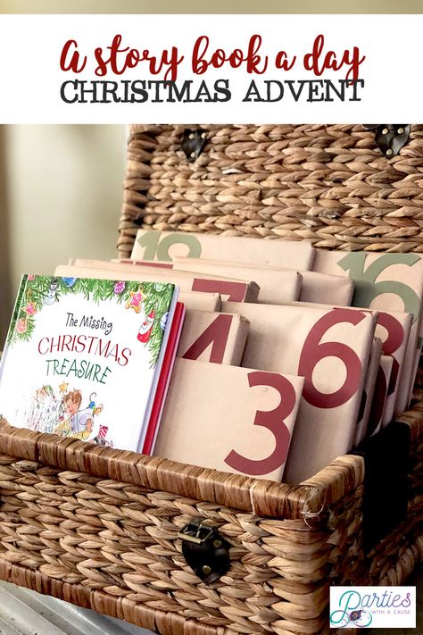 Best Christmas Books, Book Calendar, Diy Christmas Decorations For Home, Advent Calendars For Kids, List Of Books, Book Christmas, Woodland Christmas, Christmas Mantels, Christmas Advent Calendar