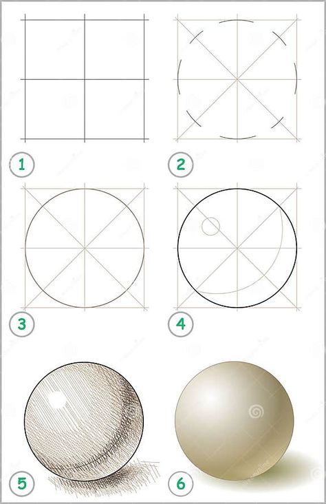 Pencil Shading Techniques, Geometric Shapes Drawing, Basic Sketching, رسم كاريكاتير, Structural Drawing, Perspective Drawing Lessons, Ball Drawing, Geometric Shapes Art, Draw Shapes