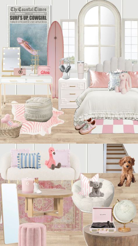 Preppy Dorm Room Decor, Preppy Dorm Room, Room Wishlist, White Room Decor, Luxury Room Bedroom, Cute Bedroom Ideas, Preppy Room Decor, Preppy Room, Redecorate Bedroom