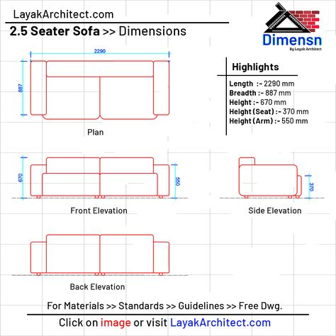 dimensions of sofa Furniture Elevation Drawing, Sofa Standard Dimension, Sofa Elevation Drawing, How To Draw A Couch, Sofa Elevation, Bed Elevation, Sofa Plan, Furniture Elevation, Barcelona Couch