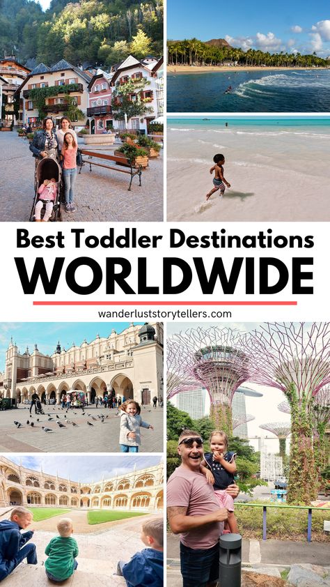 Best Toddler Destinations Worldwide Vacation With A Toddler, Best Trips With Toddlers, Toddler Vacation Ideas, International Travel With Toddler, Portugal With Toddler, Vacation With Toddler, Best Vacations With Toddlers, Travel With Toddler, Toddler Travel Essentials