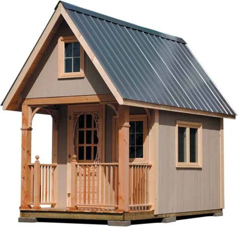 Diy Cabin Plans, Bunk House Ideas, Small Outdoor Storage, Tiny Cabin Plans, Remodel Trailer, Cabin Construction, Small Log Homes, Outdoor Playhouses, Wedding Backyard Ideas