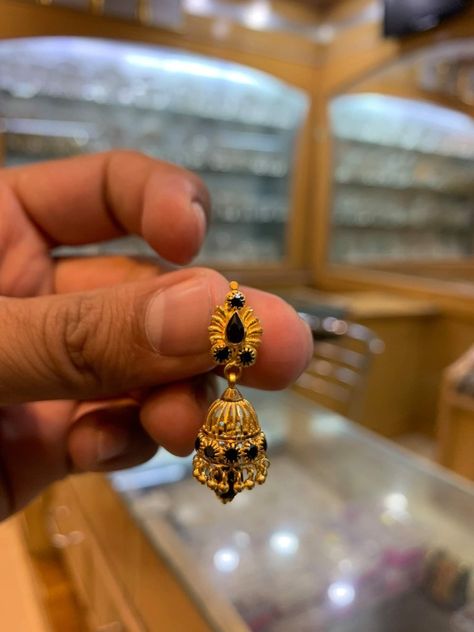 Jumkilu Gold, Black Earrings Gold, Black Beads Earrings Indian Gold, Black Bead Earrings Gold, Black Beads Ear Rings Gold, Black Stone Earrings Gold, Black Beads Earrings, Black Bead Earrings, Black Gold Earrings