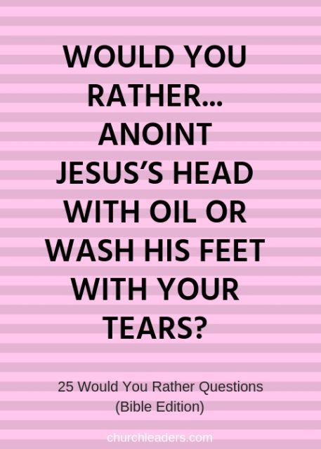 These would you rather questions make an excellent icebreaker for youth groups and for family gatherings. BONUS: your students might actually want to read the Bible after answering these questions! #biblestudy #smallgroup #wouldyouratherquestions #bible Would You Rather Bible Edition, Catholic Youth Group Ideas, Bible Games For Teens, Youth Bible Lessons, Youth Group Lessons, Youth Church, Youth Bible Study, Youth Lessons, Sunday School Games