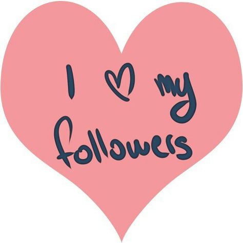 :) My Followers, The Words, A Heart, Pink Heart, I Love, Thank You, Pink, Black