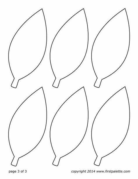 Paper Flower Patterns, Leaf Template, Paper Flower Template, Diy Paper Crafts Decoration, Paper Flowers Craft, Paper Flower Tutorial, Flower Template, Paper Flowers Diy, Flower Tutorial