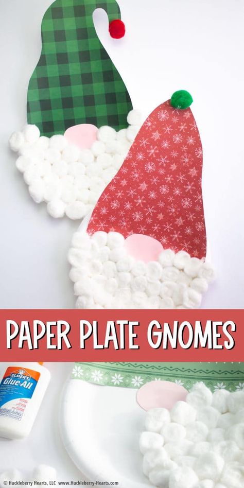 Paper Gnome Crafts For Kids, Preschool Gnome Craft, Gnome Crafts For Preschool, Tomten Craft For Kids, Christmas Gnome Craft For Kids, Gnomes Crafts For Kids, Gonk Craft, Gnome Crafts For Kids, Christmas Gnome Craft