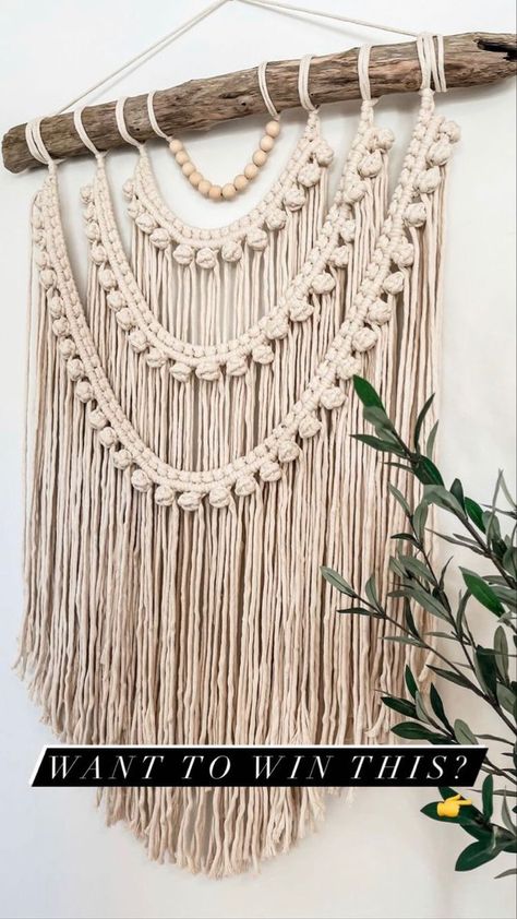 Wide Macrame Wall Hanging Diy, Easy Macrame Knots, Diy Wall Art Painting, Painting Ideas Wall, Craft Home Decor Ideas, Wall Art Painting Ideas, Mural Macrame, Easy Macrame Wall Hanging, Macrame Wall Hanging Ideas