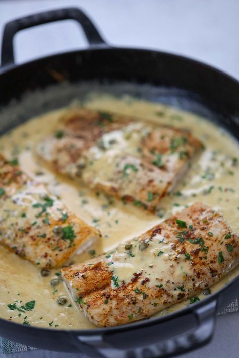 Creamy Mahi Mahi Recipes, Sauteed Mahi Mahi Recipes, Mahi Mahi Sauce Recipes, Sides For Mahi Mahi, Lemon Mahi Mahi Recipes, Seared Mahi Mahi Recipes, Mahi Mahi Pasta, Mahi Mahi Cream Sauce, Mahi Mahi Recipes Cream Sauce