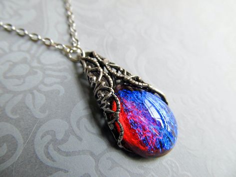 Dragons Breath Opal, Dragons Breath Fire Opal, Opal Necklace Silver, Opal Art, Aemond Targaryen, Art Nouveau Necklaces, Red Opal, Dragons Breath, Fire Opal Necklace