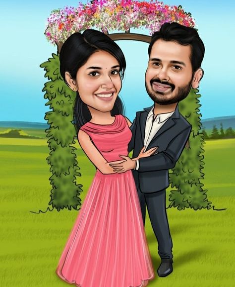 Click on the link and get the service with a discount Caricature Couple Images, Indian Wedding Caricature Couple, Wedding Caricature Couple, Couple Caricature Wedding, Indian Wedding Caricature, Caricature Photo, Couple Caricature, Wedding Group Photos, Wedding Couple Cartoon