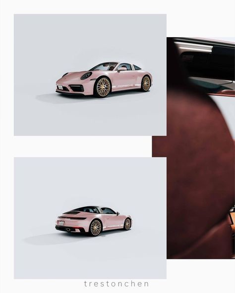 Treston (@trestonchen) | Instagram 992 Targa Sakura, 992 Targa, Sakura Branch, Luxury Cars Range Rover, White Ferrari, Cars Luxury, Pink Car, Classy Cars, Gear Head