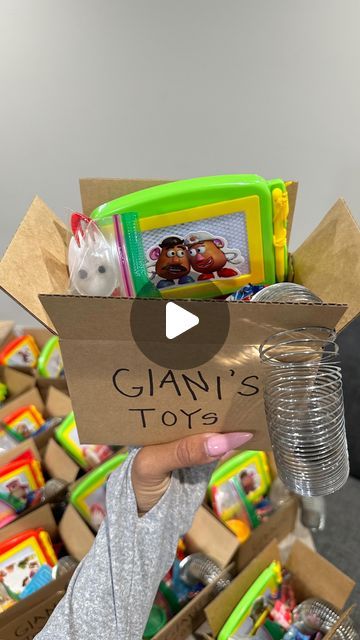 Kristin Anais on Instagram: "DIY toy story kiddie favor inspo!🥹🩵📦🪀🚀✨ i love my party mom era #reel #momreel #toystory #toystoryparty #toystorythemedparty #toystorypartyideas #toystoryinspo #toystorygoodiebox #partyinspo #twoinfinityandbeyond #diypartyideas" Toy Story Box Of Toys, Small Toy Story Party, Toy Story Themed Party Favors, Toy Story Thank You Gifts, Toy Story Candy Bags Ideas, Toy Story Photoshoot Ideas, Reach For The Sky Toy Story, Toy Story Cardboard Boxes, Toy Story Loot Bag Ideas