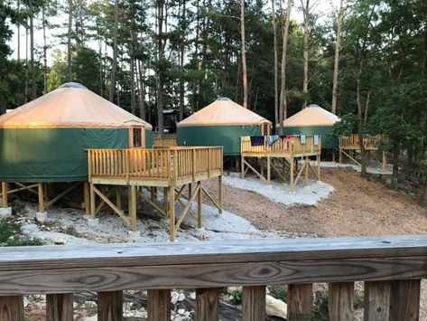 Stone Mountain Park Campground In Georgia Will Be Your New Favorite Destination Tallulah Gorge, Unique Glamping, Stone Mountain Georgia, Stone Mountain Park, Lake Activities, Best Campgrounds, Tent Site, Safari Tent, Camping Destinations