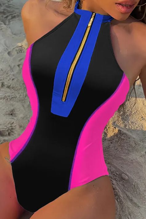 Neoprene Swimsuits, Pool Wear, Long Sleeve Swimwear, Sleeveless Outfit, Legging Sport, Swimwear Online, Self Design, Mode Online, One Piece Swimwear