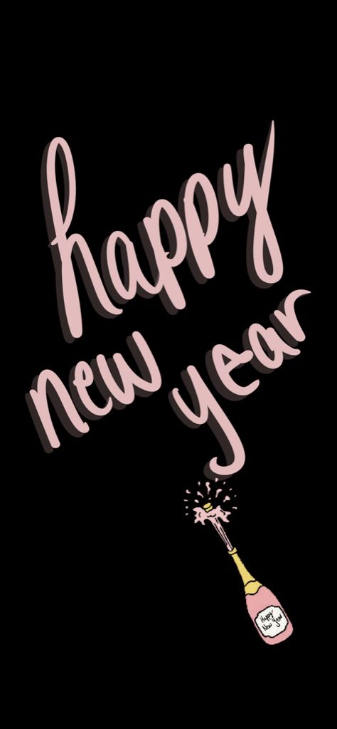 Iphone Background New Year, Happy New Years Wallpapers, New Year Widget Aesthetic, New Years Phone Backgrounds, Pink Happy New Year Wallpaper, New Year’s Wallpaper, New Years Lockscreen, New Year Background Aesthetic, 2024 Phone Wallpaper