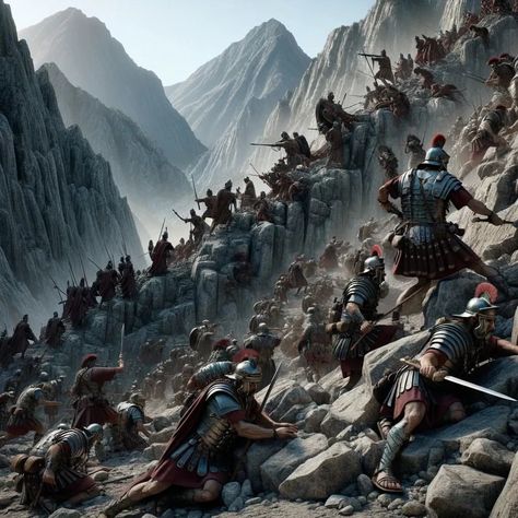 Battle at high altitude. #caesar #romanempire #roman #rome #emperor #power #war #warrior #commander #general #ai #history #pictures #dream | Instagram Ancient Rome History, Imperial Legion, Rome History, Roman Armor, Emperor Augustus, Dream Instagram, Roman Warriors, Historical Warriors, Anime Gangster