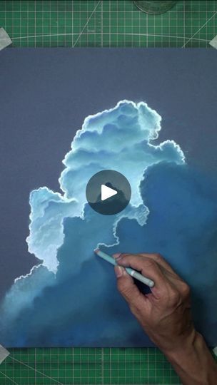 An easy way to draw clouds using soft pastels Easy art for beginners Medium: Soft pastels on pastelmat paper ... | DRAWING PENCIL | Pastel, Clouds Pastel Drawing, Soft Pastels Drawing For Beginners, Cloud Drawing Simple, Pastel Artwork Easy, Swirl Clouds, Soft Pastel Art Beginners, Easy Art For Beginners, Drawing Clouds