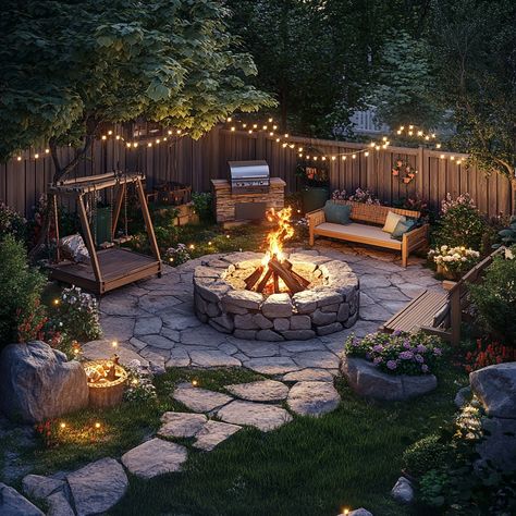 33 Amazing Ideas to Transform Your Backyard into an Oasis Entertainment Backyard Ideas, Backyard Hangout Ideas, Small Backyard Oasis, Backyard Vibes, Backyard Hangout, Hangout Ideas, Colorful Planters, Cozy Nooks, Outside World