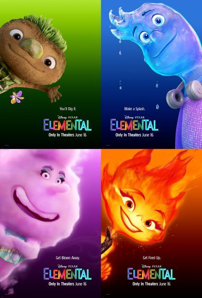 Disney Pixar Elemental, Elemental The Movie, Elemental Movie Art, Disney Elemental Art, Elemental Movie Drawing, Elemental Movie Pixar, Elemental Cake, Elemental Poster, Elemental Movie Fanart