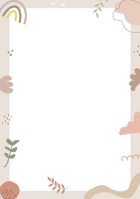 Portfolio Design Layout Template, Cute Frame Template, Cute White Backgrounds, Border Design Printable, Cute Page Borders Design, Background For Portfolio, Invitacion Baby Shower Originales, Design For Portfolio, Best Canva Templates