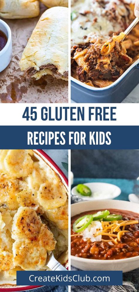 These gluten-free recipes for kids are go-to recipes that kids love. Changing to a gluten-free lifestyle is challenging. Our goal is to make it as easy for your family as possible. Save this list and use it to meal plan for gluten-free meal ideas you don’t have to stress over. 5 Ingredient Gluten Free Recipes, Gluten Free Recipes For Kids Dinner, Gluten Free 5 Ingredient Recipes, Fast And Easy Gluten Free Meals, Easy Crockpot Recipes Gf Df, Best Gluten Free Foods, Gluten Free Dinner For Picky Eaters, Gluten Free For Picky Eaters, Family Friendly Gluten Free Meals