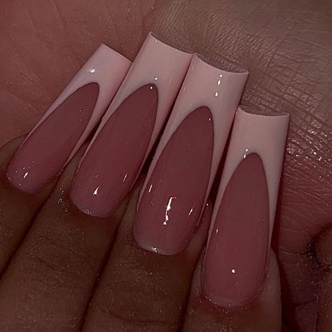 Pink Frenchies, Pink French Nails, French Tip Nail Art, Milky Nails, Professional Manicure, Long Acrylic Nail Designs, Nail Drills, Simple Acrylic Nails, Classy Acrylic Nails